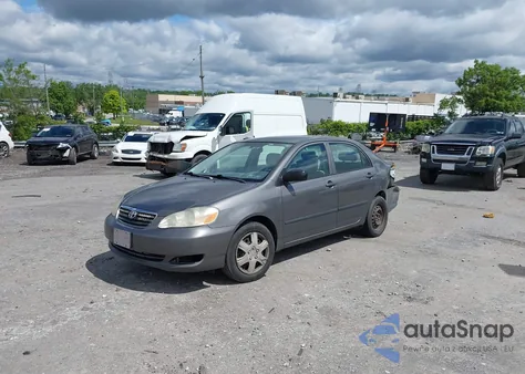 2007 Toyota Corolla Ce из США, поврежденный, VIN 2T1BR32E57C851302